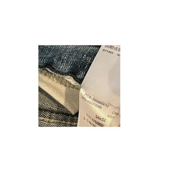 Levi's Signature Straight Jeans Mens 34x32 - Picture 4 of 4